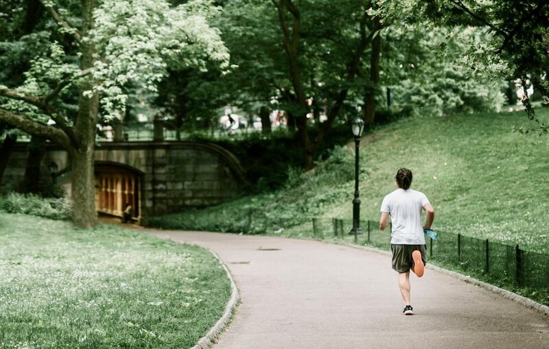 runner embracing being insane for mundane run