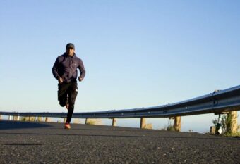 runner expressing will to run