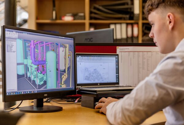 Engineer using software as a tool to do work