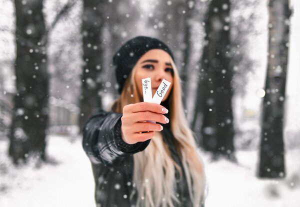 Ex girlfriend saying goodbye